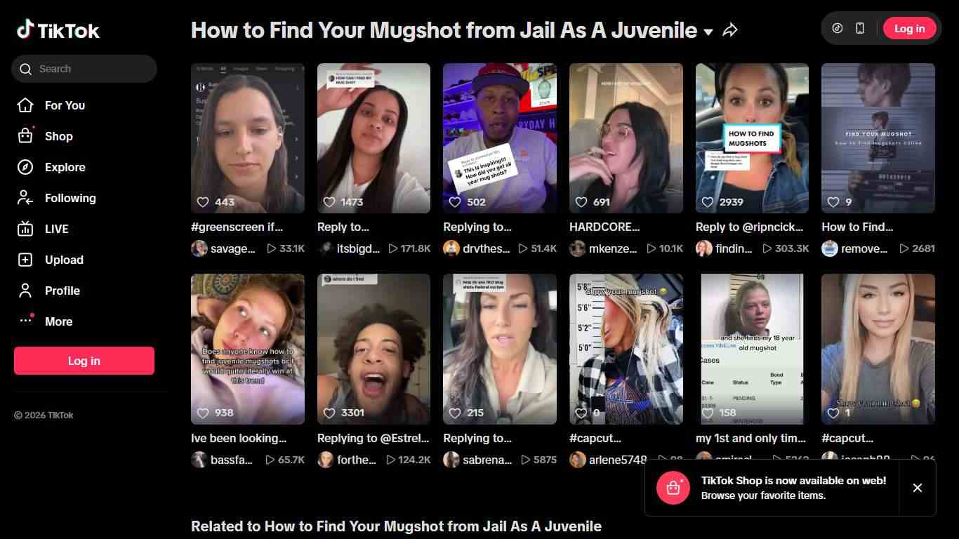 How to Find Your Mugshot from Jail As A Juvenile | TikTok